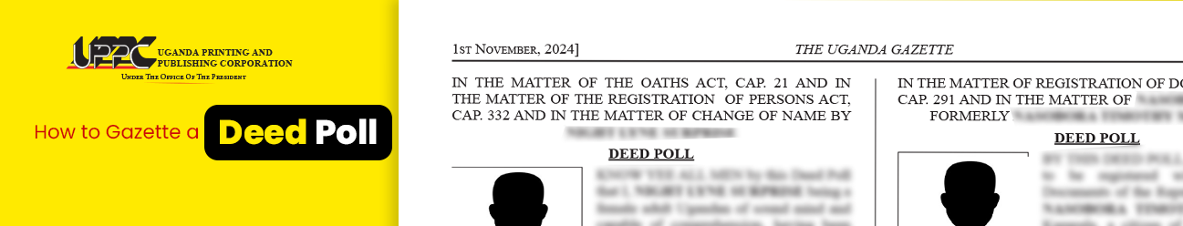 Deed Poll